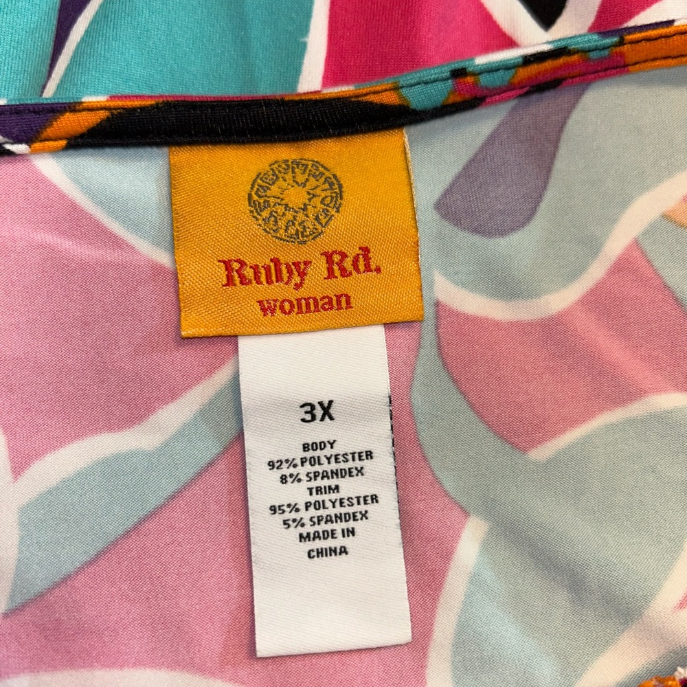 Nwot Ruby Rd. Netted Accent Top - image 6